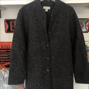 Appleseed's Charcoal Gray Wool Coat